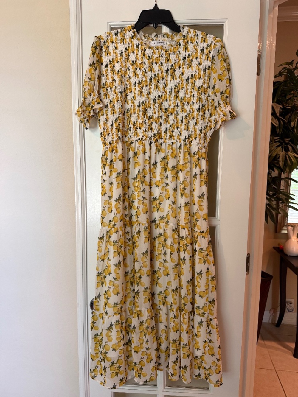 XL lemon drop dress